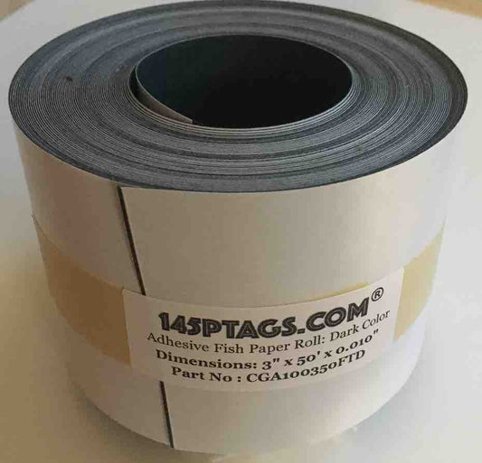 CGA100350FTD Adhesive Fish Paper Roll 3in. x 50ft.(Dark)