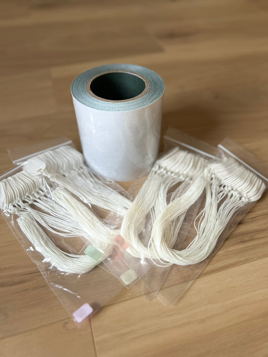 CGA100550FTD Adhesive Backed Fish Paper Roll 5in. x 50FT plus 100ea 145PTAGS-BWG-LC11