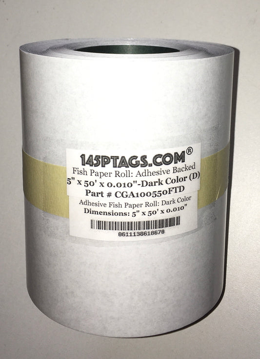 CGA100550FTD Adhesive Backed Fish Paper Roll 5in. x 50ft.(Dark)