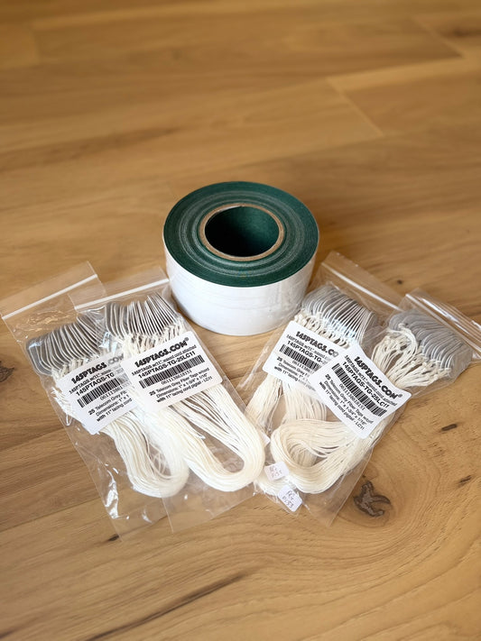 CGA1003100FTD Adhesive Backed Fish Paper Roll 5in. x 100FT plus 100ea 145PTAGS-TG-LC11