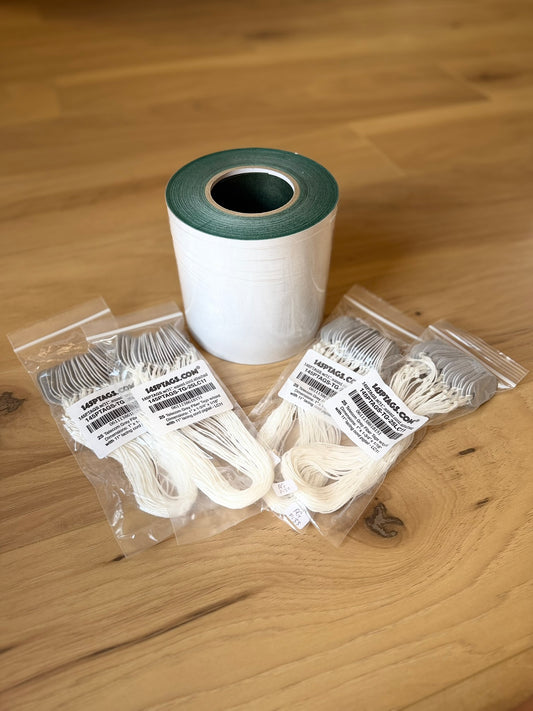 CGA1006100FTD Adhesive Backed Fish Paper Roll 5in. x 100FT plus 100ea 145PTAGS-TG-LC11